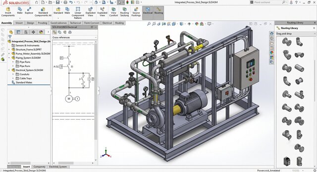 3D model of Helical-Blade Sharpener Assembly