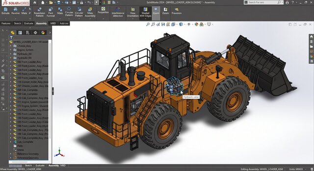 3D model of Helical-Blade Sharpener Assembly