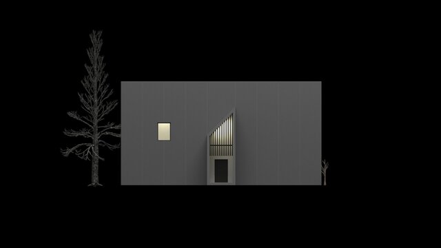 A-Cabin House in Rhinoceros 3D – image 4 of 6