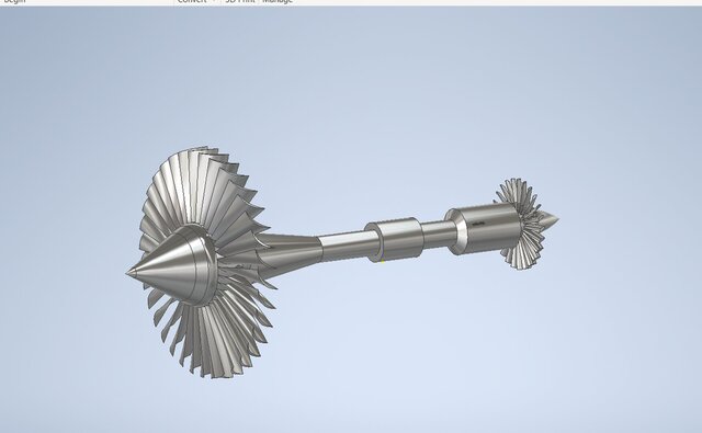 Turbine shaft assembly
