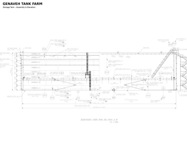 Genaveh Tank Farm – Storage Tank Detailed Design & Drafting – image 1 of 2