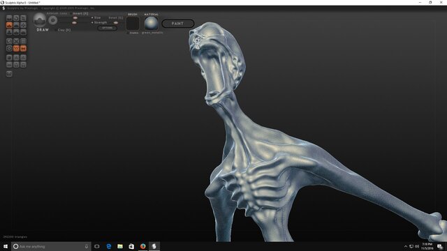 3D model of Slender Man
