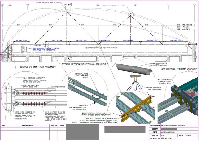 3D model of 2D cad design ws-0120-ga