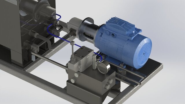 Hydraulic Power Unit (HPU) - SolidWorks Mechanical Design – image 2 of 4