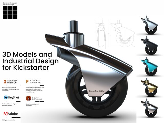 Industrial Designer Specializing in Kickstarter-Ready 3D Models and Photorealistic Visuals