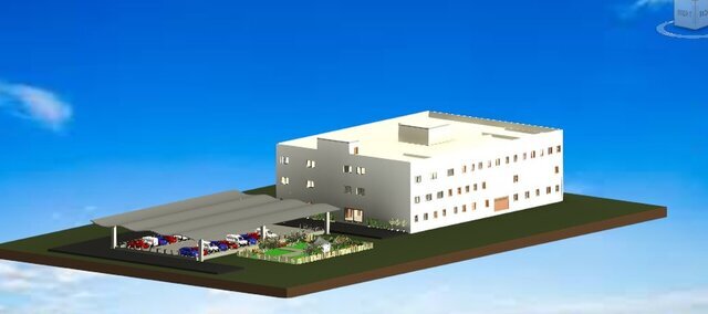 Hospital CAD Design | 2D Drafting, 3D Modeling & Exterior Rendering