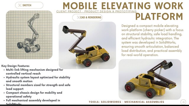 Mobile Elevating Work Platform – Mechanical System Design