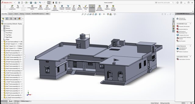 3d home render