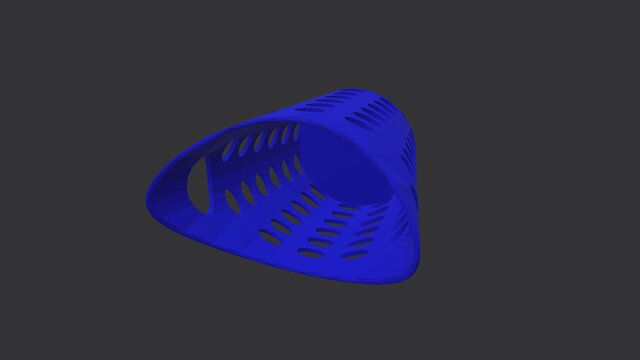 3D model of laundry-basket