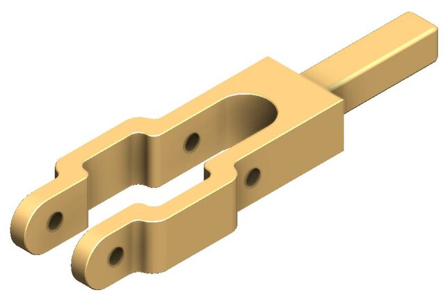3D model of Precision Toggle Clamp Mechanism