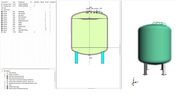 3D model of Pressure Vessel & Autoclave System – 3D Mechanical Design