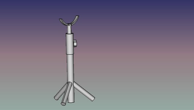 Pipe Support Cradle or Cylindrical Object Holder