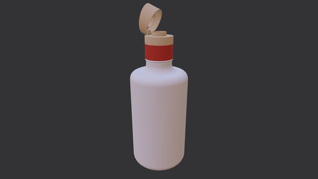 3D model of Dispenser cap for medicine bottles