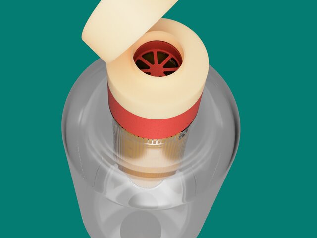 3D model of Dispenser cap for medicine bottles