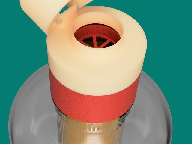 3D model of Dispenser cap for medicine bottles