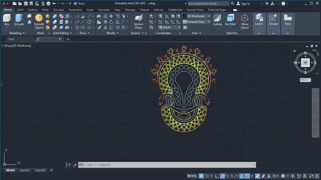 3D model of Art-to-CNC — Image Vectorization  & High-Precision Toolpath Engineering for  CNC Woodworking
