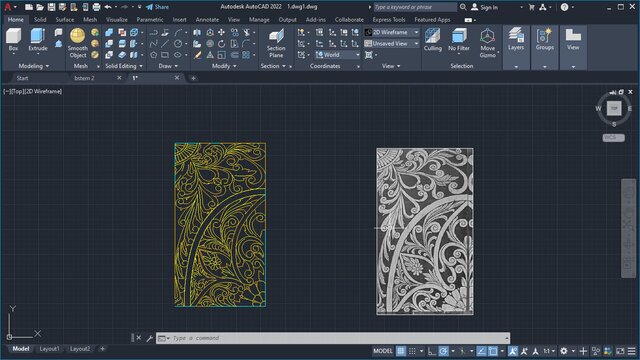 3D model of Art-to-CNC — Image Vectorization  & High-Precision Toolpath Engineering for  CNC Woodworking