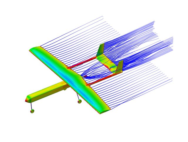 Aerodynamic & Propeller Wake Analysis in OpenVSP of a Twin-Boom UAV – image 3 of 4