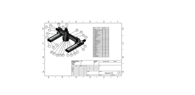 3D model of XYZ Gantry