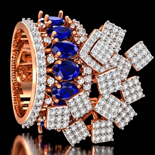 Luxury Statement Ring – Jewellery CAD Design – image 5 of 6