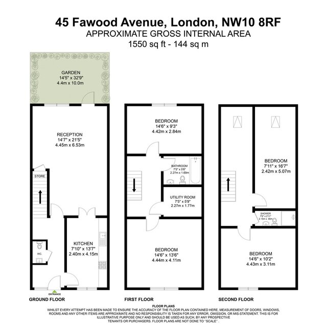 3D model of 3 Story 2d Floor plan