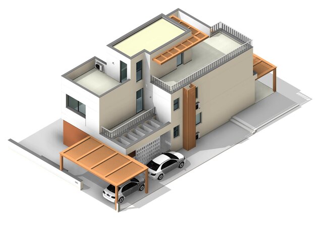 ONS Villa-S | Revit BIM Model, Construction Documentation & Visualization – image 2 of 6