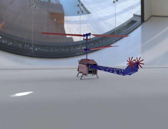 3D Modeling of "The Composite FX Helicopter" in SolidWorks