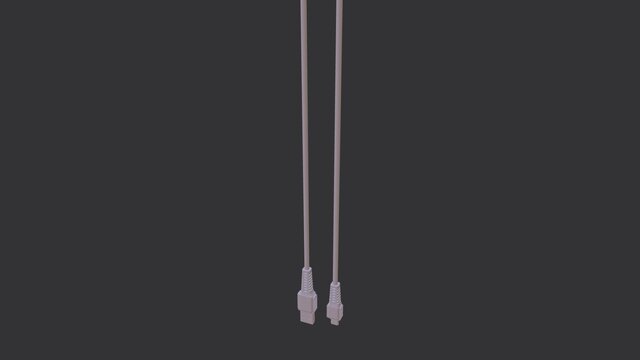 3D model of Data Cable Assembly (USB-C / Multi-port) Design