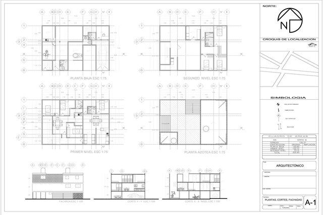 Residential Architectural Drawing Set | AutoCAD 2D – image 1 of 3
