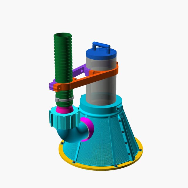 PSI10 Submersible Pump Cage Assembly with Detachable DN50 Hose Union and Hose Stabilizer – image 1 of 1