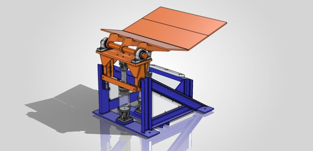 Hydraulic Lift & Tilt Carriage Assembly – SolidWorks – image 3 of 3