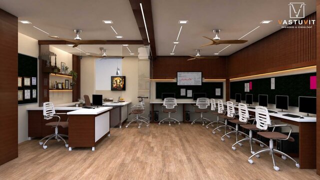 3D model of Commercial Office Interior Design