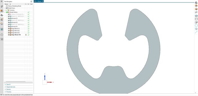 3D model of 31. Standardized Retaining Hardware: E-Clip