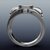 Gothic Skull Ring in Platinum with Bezel-Set Emerald-Cut Onyx