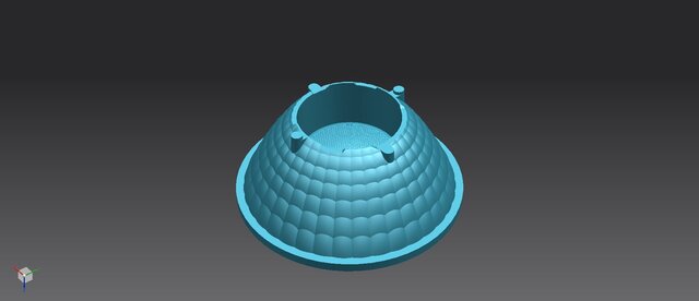 3D model of AUTO MOBILE LED LIGHT LENSE
