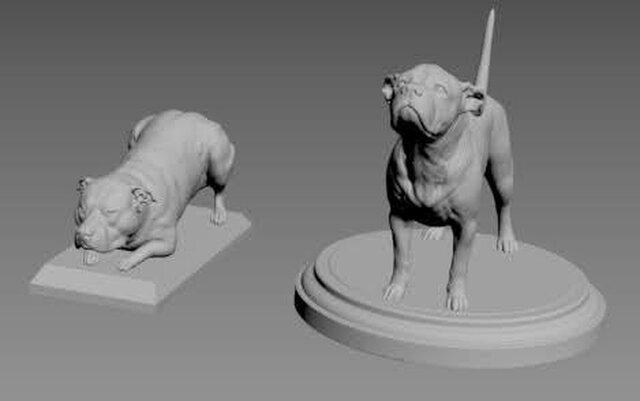 3D model of Animal (DOG) Sculpting