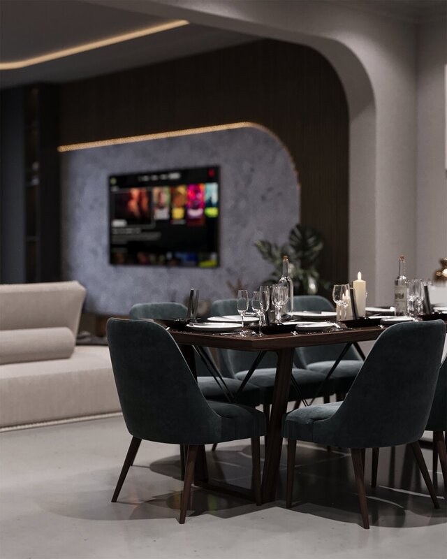 LIVING ROOM DESIGN | VISUALIZATION – image 3 of 3