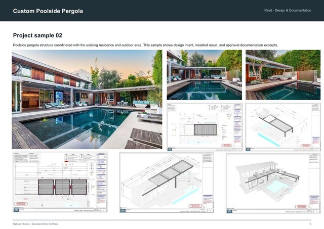 Pergola & Outdoor Structure Design | CAD & Fabrication Documentation – image 3 of 4