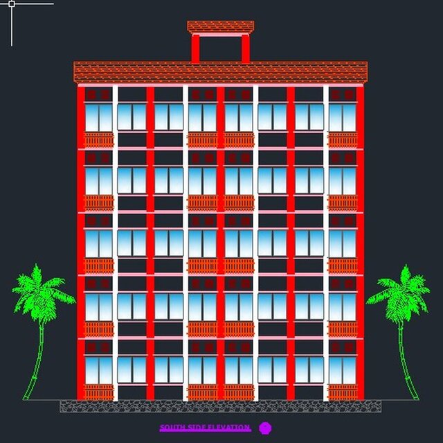 3D model of Residential Apartment Building