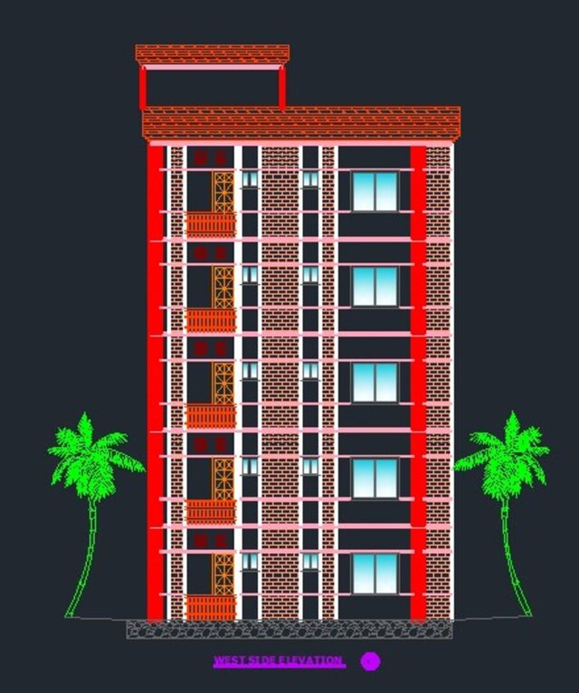 3D model of Residential Apartment Building