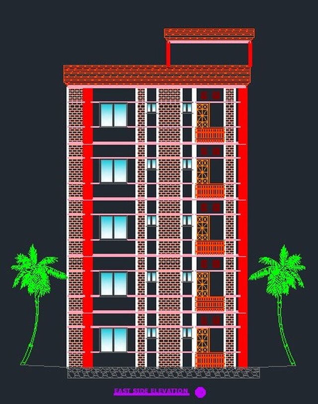 3D model of Residential Apartment Building