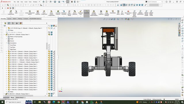 bile Hydraulic Boom Lift – 3D CAD Assembly – image 2 of 3