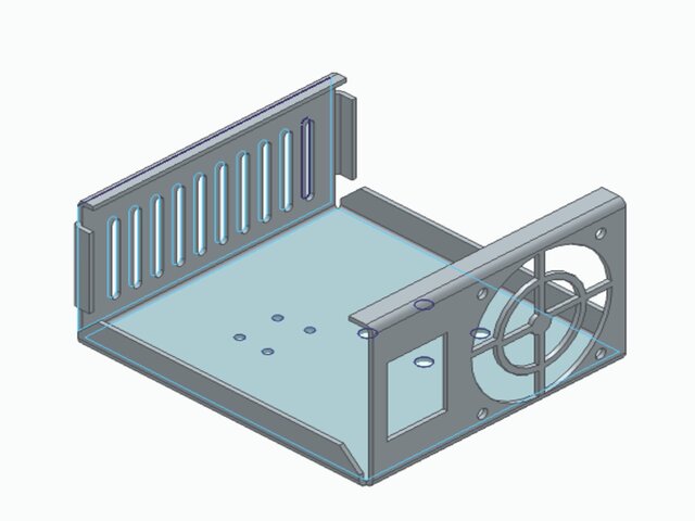 3D model of Mechanical sheet metal design