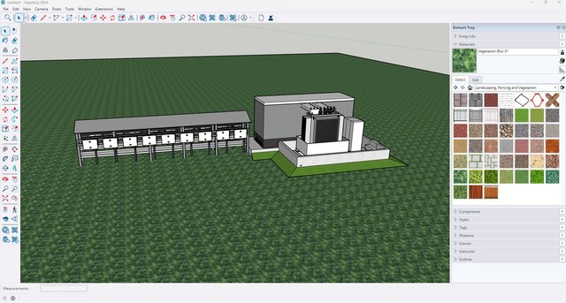 3D model of Utility-Scale Solar PV Inverter Station – 3D CAD Model