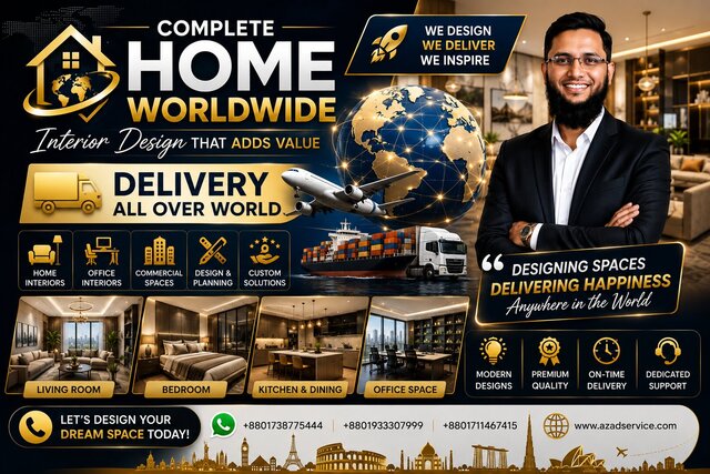 3D model of Interior Design All Over World
