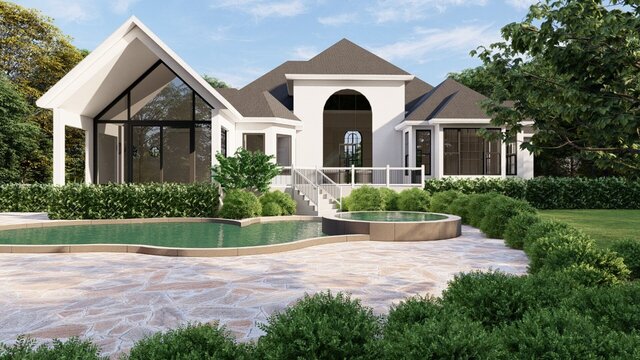 3D model of SketchUp and 3DS MAX 3D Modeling