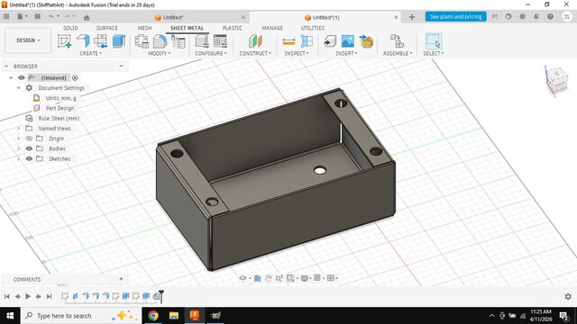 3D model of Sheet Metal Designs
