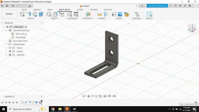 3D model of Sheet Metal Designs
