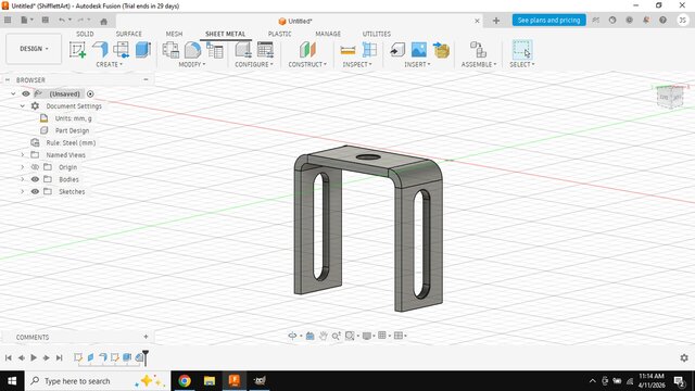3D model of Sheet Metal Designs