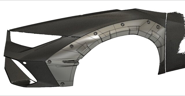 Car Overfender + side sill
